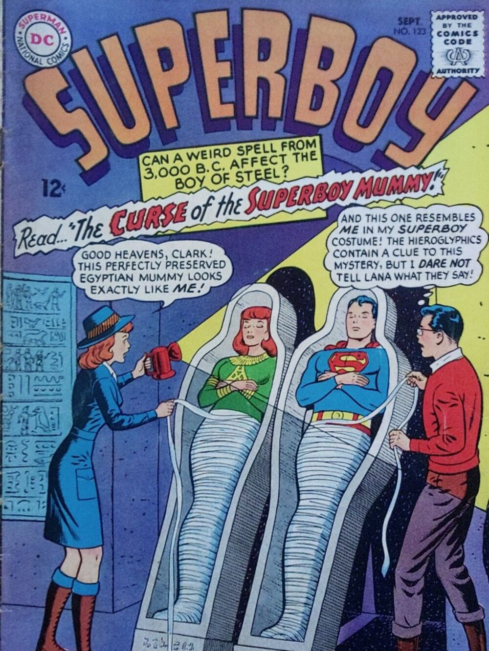 Vintage Copy of Superboy Issue #123 Published in 1965